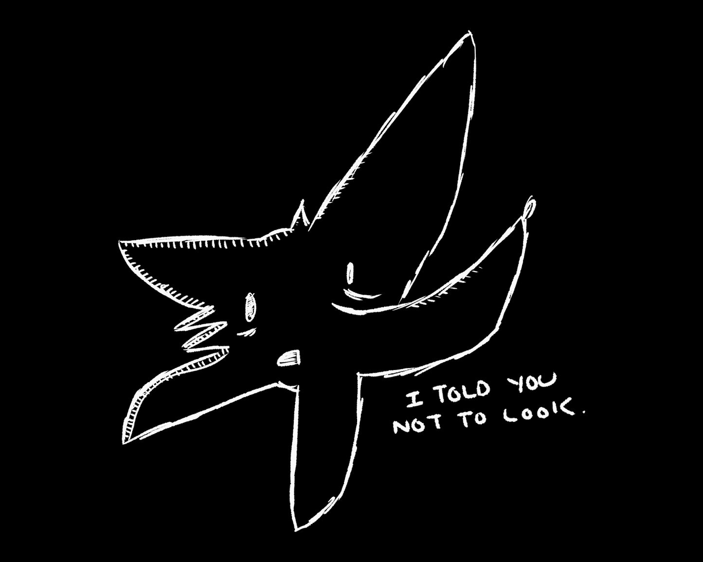 I Told You Not To Look Unisex Sweatshirt